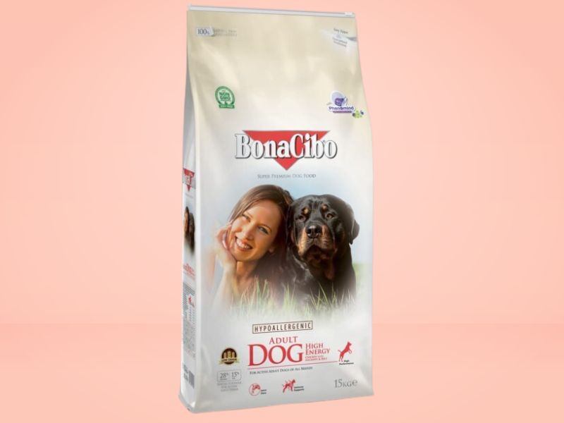 Bonacibo Super Premium Hrana za Odrasle Pse sa jagnjetinom i pirinčem
